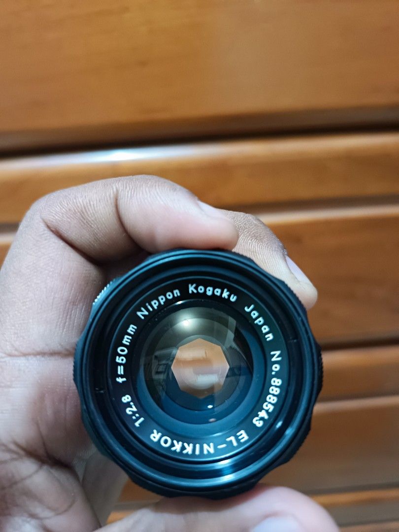 Nikon EL-Nikkor 50mm f/2.8 (Category: Cameras) located in Santa Cruz. Submitted by friendlyfire1 (Listing ID 1442489413, Image 3). Description: Excellent condition.