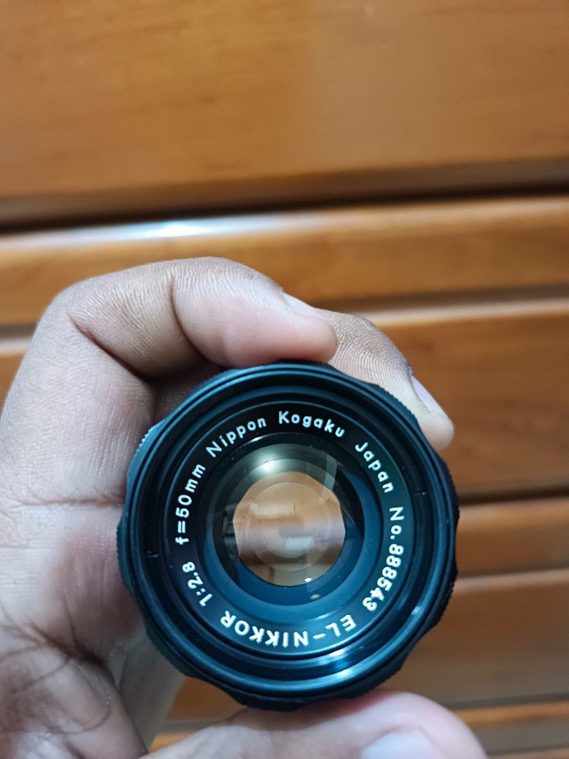 Nikon EL-Nikkor 50mm f/2.8 (Category: Cameras) located in Santa Cruz. Submitted by friendlyfire1 (Listing ID 1442489413, Image 2). Description: Excellent condition.