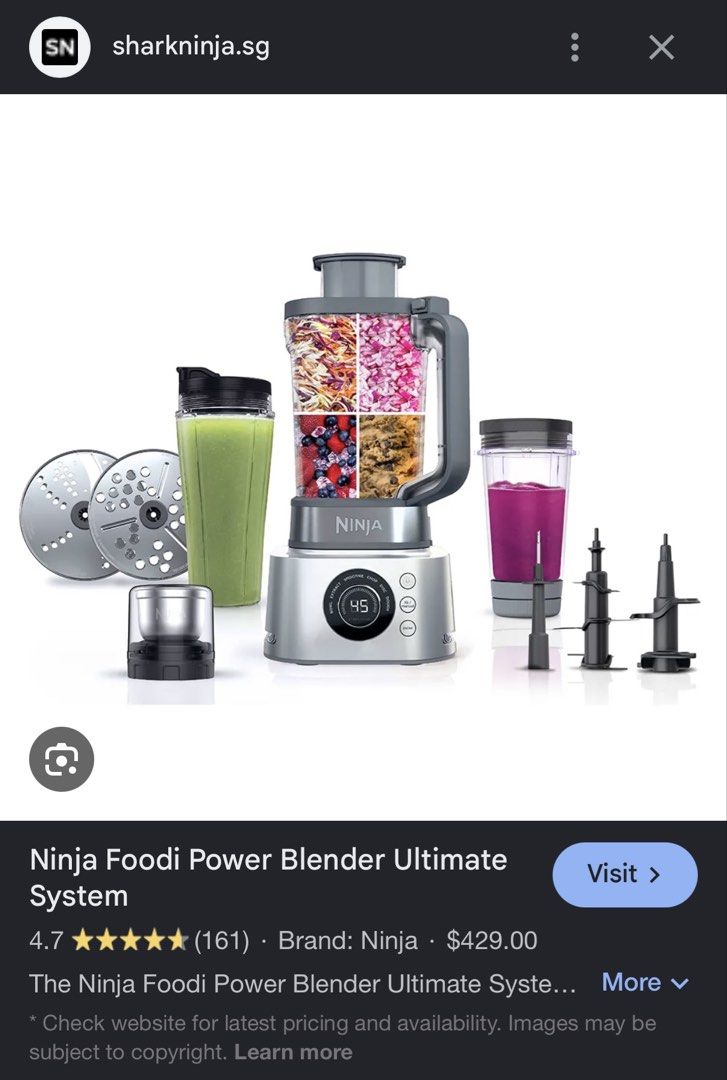 Ninja CB402SM Compact Premium Blender