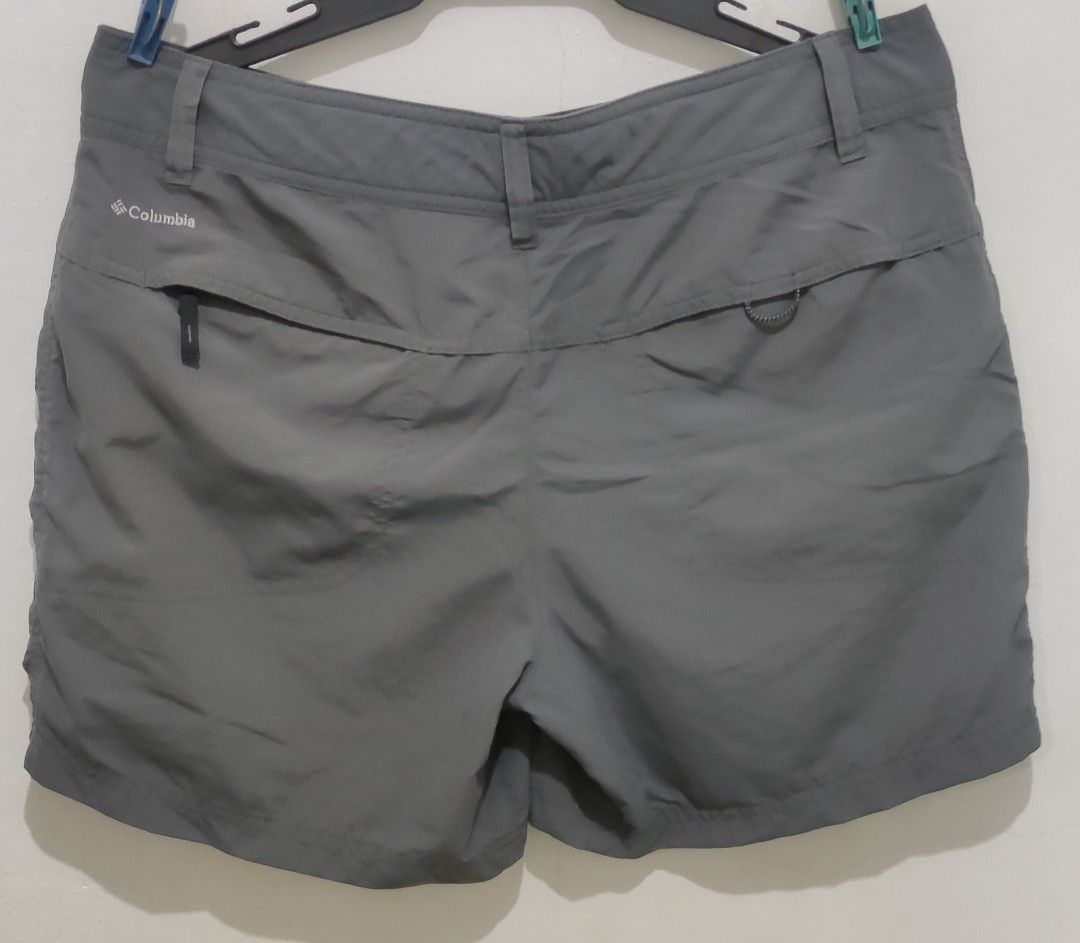 omni shade shorts, color gray (Category: Activewear) located in Quezon City. Submitted by miscellanyfinds (Listing ID 1442390787, Image 2). Description: preloved. lightly used with very small flaw, not noticable. bought here in the Philippines. size large brand: columbia sportswear company rfs: medical assistance.