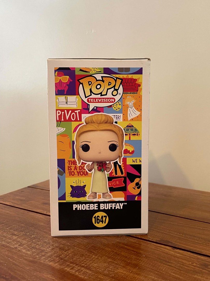Phoebe Buffay Funko Pop (FRIENDS ) | Authentic (Category: Designer & Blind Box Toys) located in Daraga. Submitted by akatea_y1 (Listing ID 1442373819, Image 3). Description: MOP: GCash Shipment: J&T ! DM for more photos.