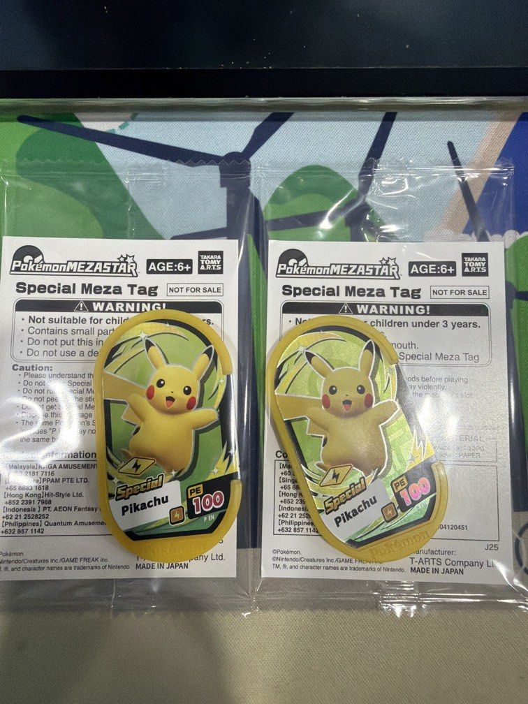 Pokemon Mezastar: Pikachu Promo (Category: Raw Singles) located in Paranaque City. Submitted by vintensed (Listing ID 1442498687, Image 1). Description: Brand new, still in foil Loc: Paranaque .