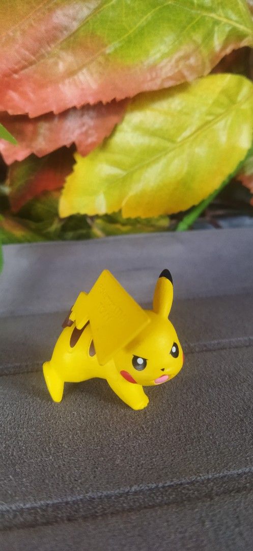 Pokemon Pikachu Toy Figure - TOMY (Category: Figurines & Statues) located in Santa Cruz. Submitted by madonnaching (Listing ID 1442429149, Image 1). Description: - Cute Pikachu figure - Made by TOMY - Great for Pokemon fans - Small and collectible - Perfect for display or play - Your favorite electric-type Pokemon!.