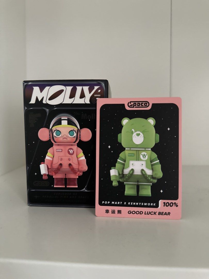 POP MART Molly Space Molly Series Blind Box Figures (Category: Designer & Blind Box Toys) located in Muntinlupa City. Submitted by sailormeows (Listing ID 1442415567, Image 2). Description: Authentic POP MART Molly Space Molly blind box figures. All open bottom box but sealed foil bags. Just checked the card. ₱550 EACH.