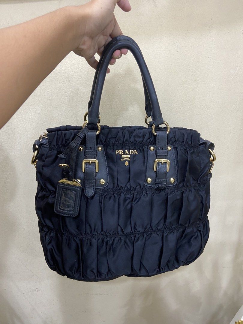Prada Tote Bag Nylon Nappa Gaufre (Category: Luxury Bags & Wallets) located in Bacolod City. Submitted by c4pitalism_goods (Listing ID 1442354323, Image 1). Description: .
