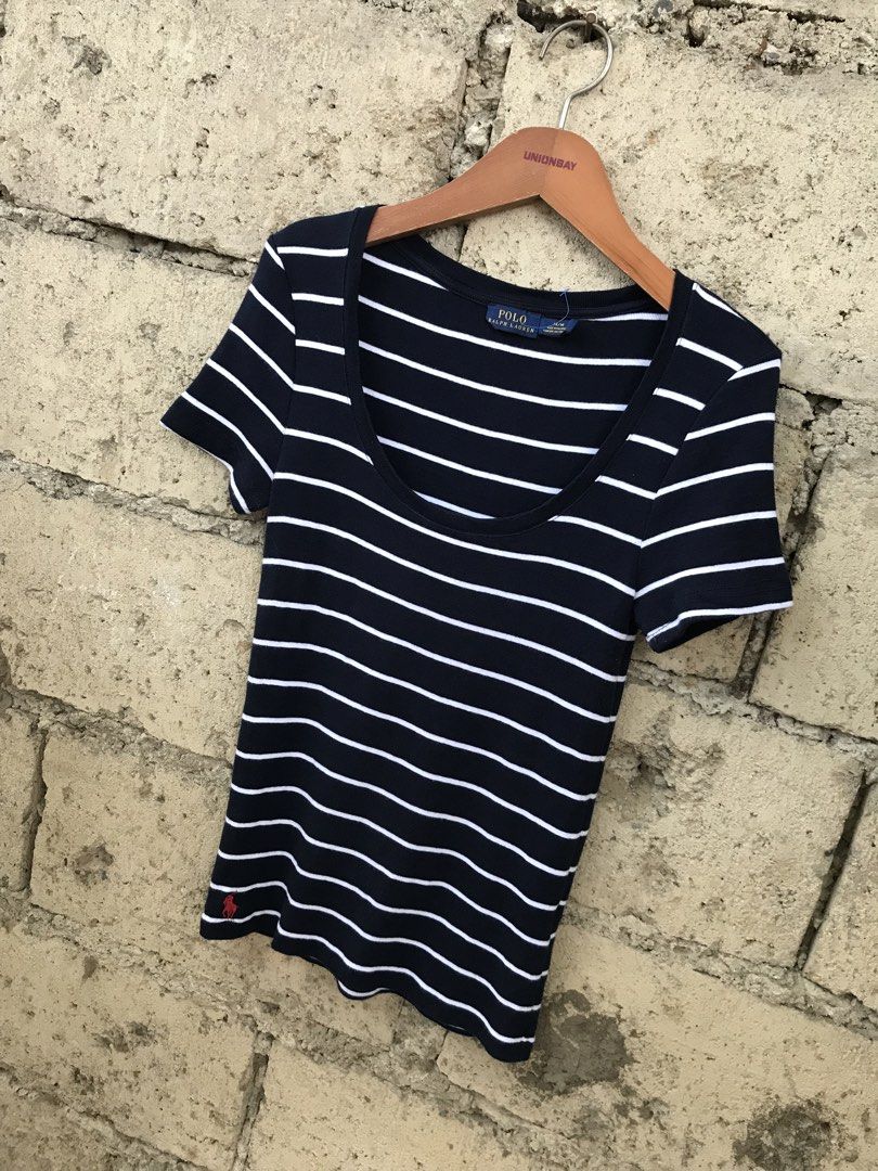 RL Womens Stripe Shirt (Category: Others Tops) located in Cebu City. Submitted by whytruekoy (Listing ID 1442435605, Image 3). Description: RL Womens Stripe Shirt Authentic Red Pony Size Medium Excellent .