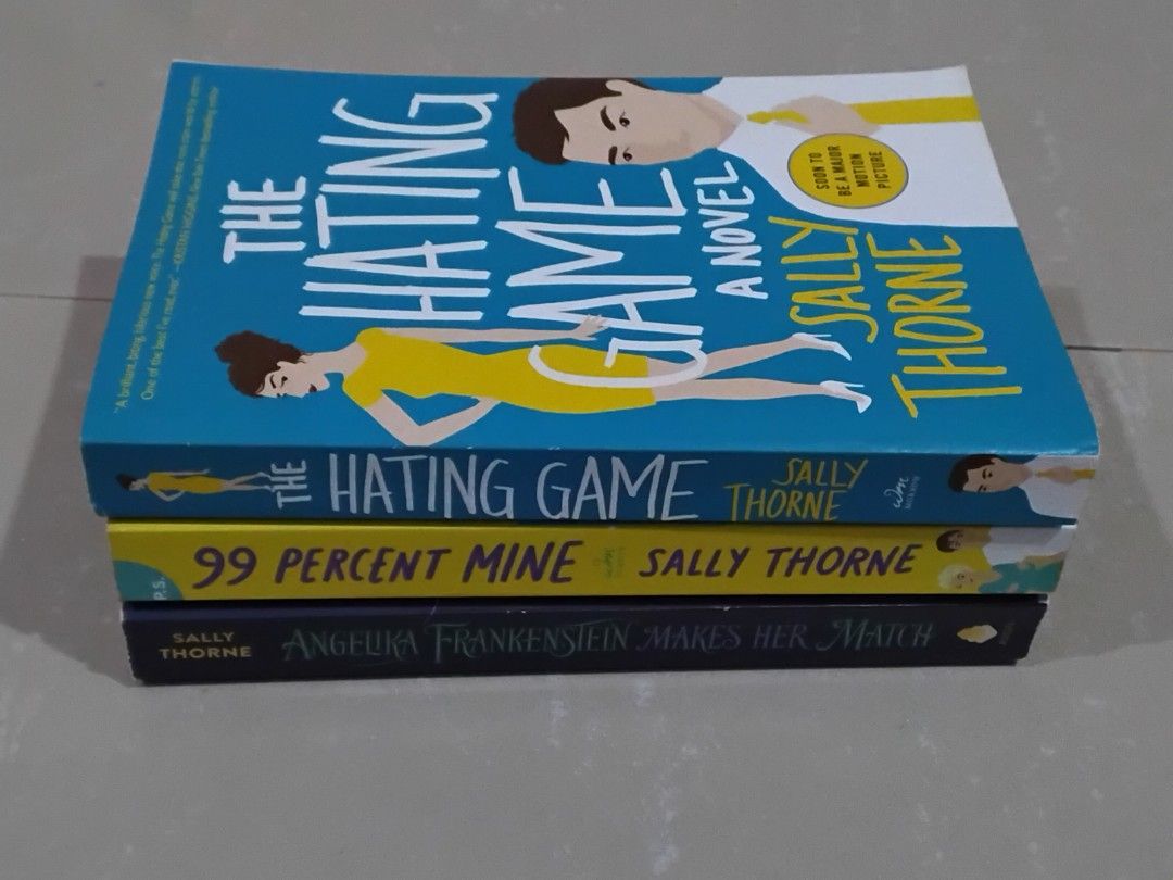 PB | Sally Thorne bundle (Category: Storybooks) located in Puerto Princesa. Submitted by enjeruru (Listing ID 1442444262, Image 3). Description: RFS: Decluttering books to free up bookshelves. DM me for book condition. ✅️The hating game (orginal price ₱1,080) ✅️99% (original prince ✅️Lisa Frankenstein MOP: Gcash / Maribank/ GoTyme -Payment first -Send receipt once done First come, first serve ❌️NO JOY MINER ❌️NO CANCELATIONS ❌️NO BOGUS BUYER ❌️NO