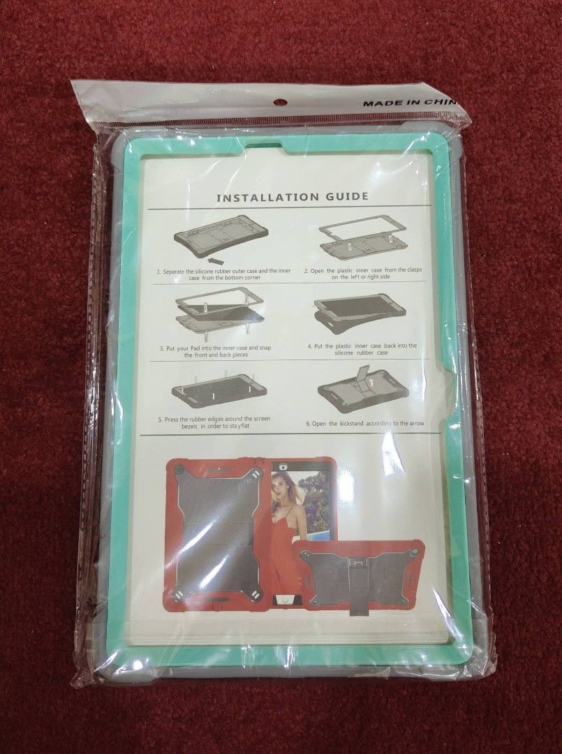 Samsung Tablet Stand Case (Shockproof) (Category: Cases & Sleeves) located in Davao. Submitted by paigeawesome (Listing ID 1442386488, Image 3). Description: ‼️⚠️FOR SALE⚠️‼️ Samsung Tablet Stand Case (Shockproof) *Brand-new (color green) *For Samsung S7 Plus/S7 FE/ S8+ tablets *No issue (still inside its original plastic) *400 pesos ONLY (original price is 539 pesos/NEGOTIABLE too) 📍Location: Juna Subd. Matina, D.C. 📦 Pick-up/Delivery (DF shou