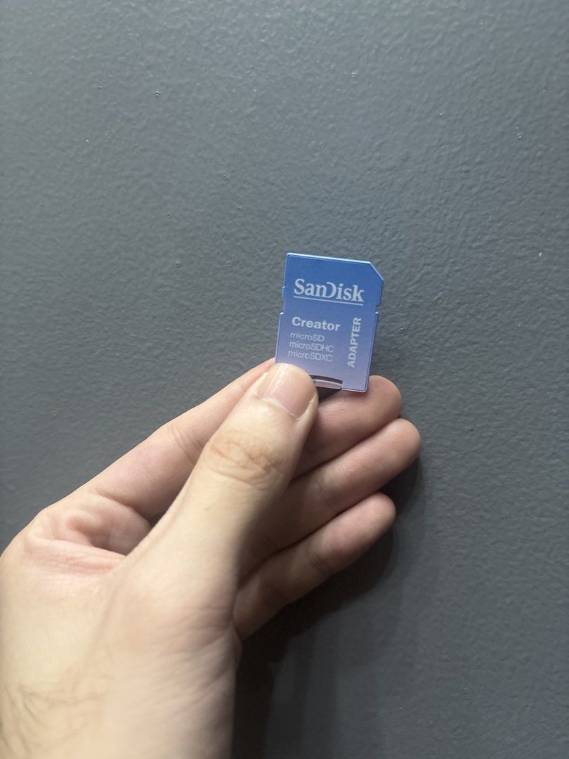 SanDisk Creator microSD Adapter 128 gb (Category: Memory & SD Cards) located in Bacoor. Submitted by stevenjvp (Listing ID 1442395507, Image 1). Description: SRP is 1.8k RFS: decluttering Item will come from Panay Ave, QC Delivery fee to be shouldered by buyer - SanDisk Creator Adapter - Compatible with microSD, microSDHC, and microSDXC cards - Perfect for expanding storage on your devices - Compact and portable design - Ask me if you have any qu