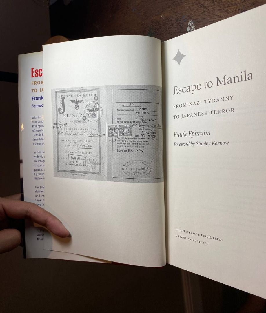 Signed Presentation Copy to Alberto Romulo – Escape to Manila – Frank ...