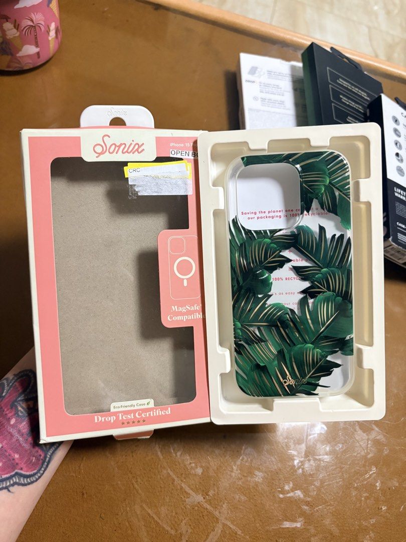 Sonix phone case for Iphone 15 Pro (Category: Cases & Sleeves) located in General Trias. Submitted by mariak513 (Listing ID 1442531365, Image 1). Description: Money back if fake! Magsafe Can send proof of package from US Last price posted! 📍Silang Cavite.