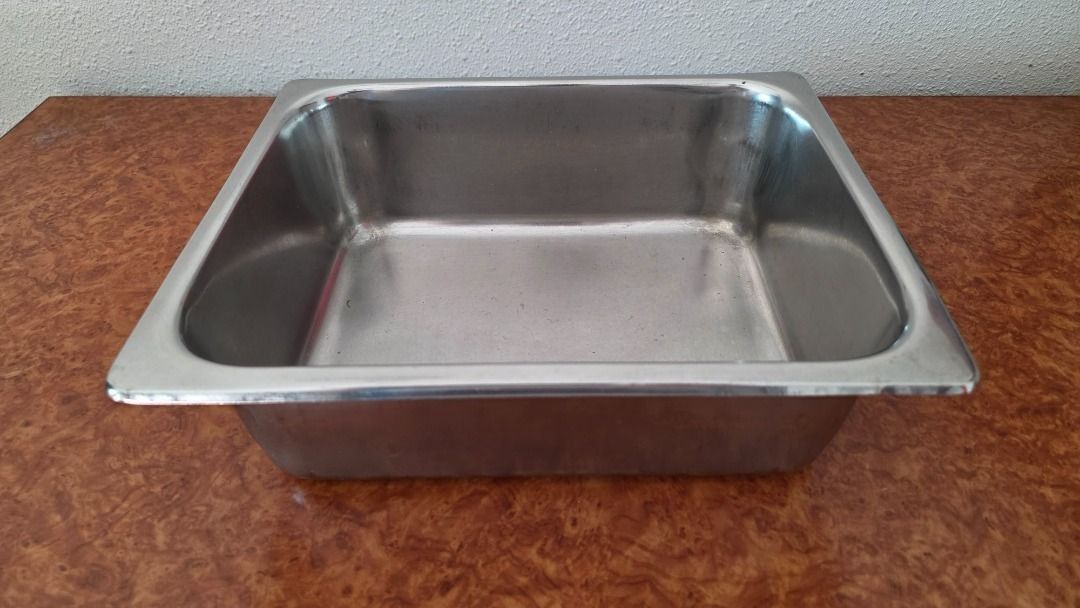 Stainless Steel Rectangular Food Tray