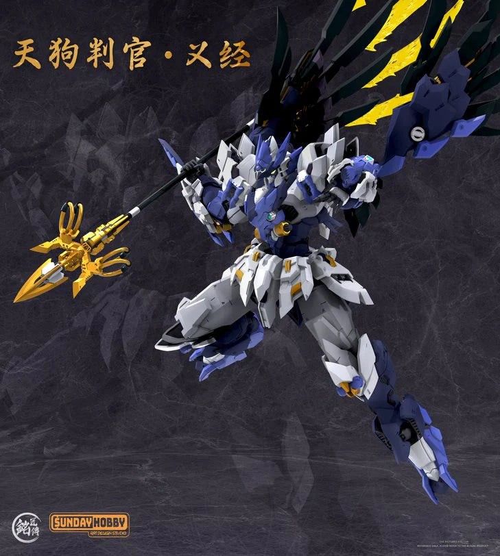 Sunday Hobby Tengu Judge Gundam Model Kit - White Blue (Category: Gundam Model Kits) located in Singapore. Submitted by nv.plamo (Listing ID 1442348034, Image 2). Description: - Sunday Hobby Gundam Model Kit - All accessories included - Display base included - Color scheme: White, Blue, Yellow, Green accents - Perfect for collectors and builders - Feel free to ask questions.