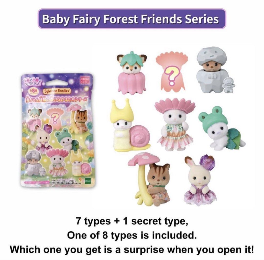Sylvanian Baby Fairy Forest Friends Series Blind Bag - Breeze Chocolate Crystal Bunny (Category: Designer & Blind Box Toys) located in Quezon City. Submitted by elysianpieces.ph (Listing ID 1442474543, Image 3). Description: ~ Sylvanian baby fairy forest friends series blind bag (Breeze Chocolate - Crystal Bunny) ~ Brand new, unsealed ~ Authentic, bought in Japan ~ Comes with freebies Kindly DM if interested or if you have any questions! MOP: GCa