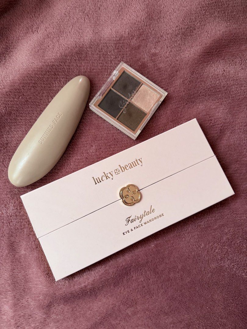 [TAKE ALL] Face palette (Category: Makeup) located in Orion. Submitted by ca.dl (Listing ID 1442375402, Image 1). Description: TAKE ALL‼️ ✦ You can ask for a lower price, but not too low. • Lucky Beauty Eye & Face Wardrobe - 10/10 cond. (used twice only) • Sunnies Face Eye Palette in Fresh Pinks - 9.5/10 cond. (used several times only) • Strokes Eyebrow Palette in Savage - 8.5/10 cond. (used but not abused) Read: Rest assured that all these palet