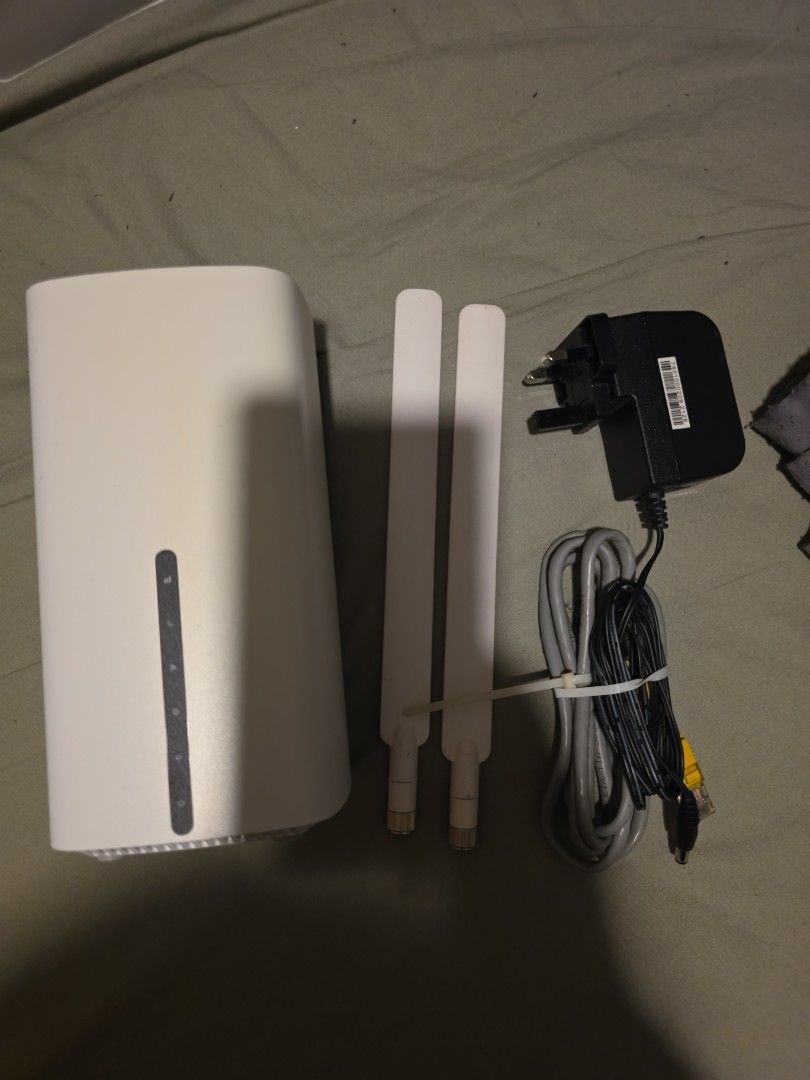 TP-Link Wireless Router with Antennas and Power Adapter