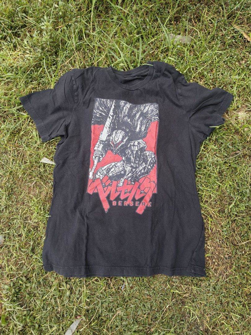Vintage berserk shirt (Category: Formal Shirts) located in Zamboanga. Submitted by thriftbyeems (Listing ID 1442521766, Image 1). Description: baka gusto mo? 22x29.