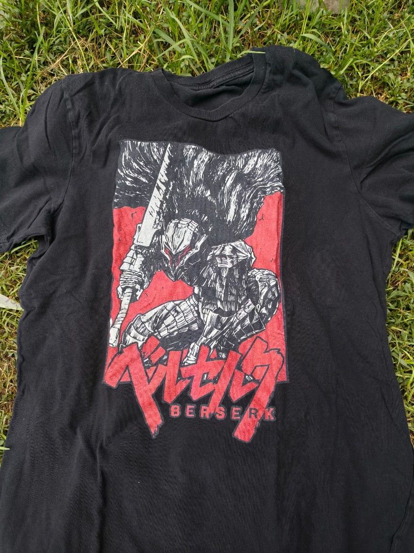 Vintage berserk shirt (Category: Formal Shirts) located in Zamboanga. Submitted by thriftbyeems (Listing ID 1442521766, Image 3). Description: baka gusto mo? 22x29.
