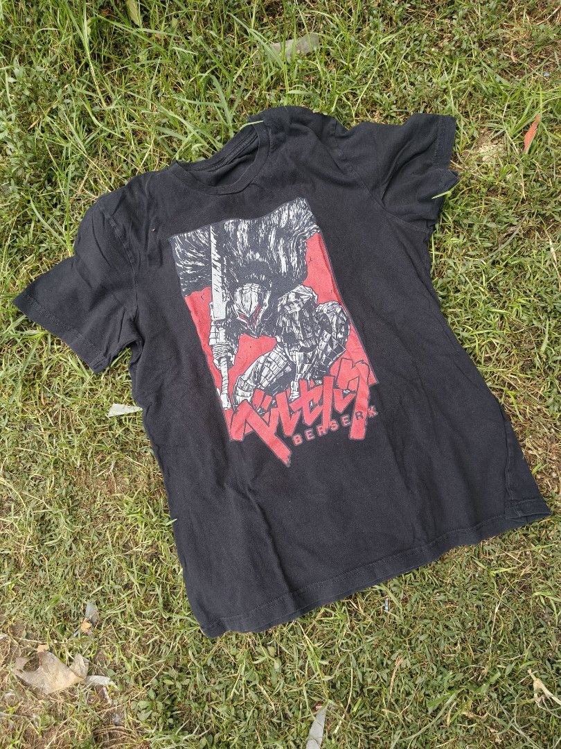 Vintage berserk shirt (Category: Formal Shirts) located in Zamboanga. Submitted by thriftbyeems (Listing ID 1442521766, Image 2). Description: baka gusto mo? 22x29.