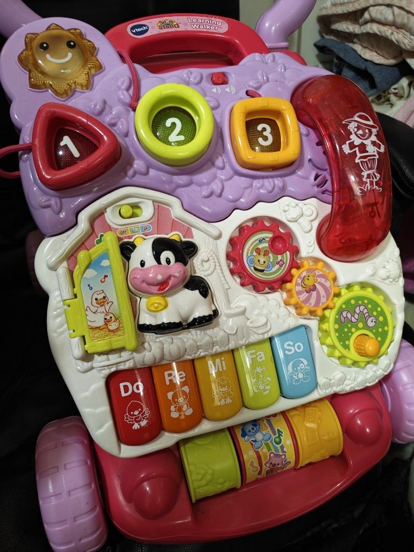 Vtech Sit to Stand Learning Walker Toy (Category: Infant Playtime) located in Santa Rosa. Submitted by authenticsforless (Listing ID 1442444868, Image 2). Description: like new, working.