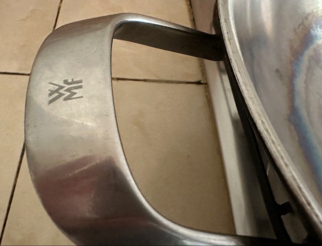 WMF Stainless Steel Wok with Lid