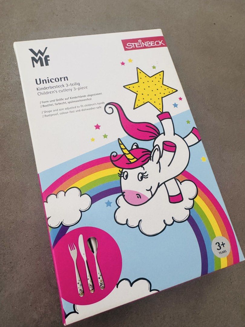 WMF Unicorn Children's Cutlery 3-Piece Set Stainless Steel