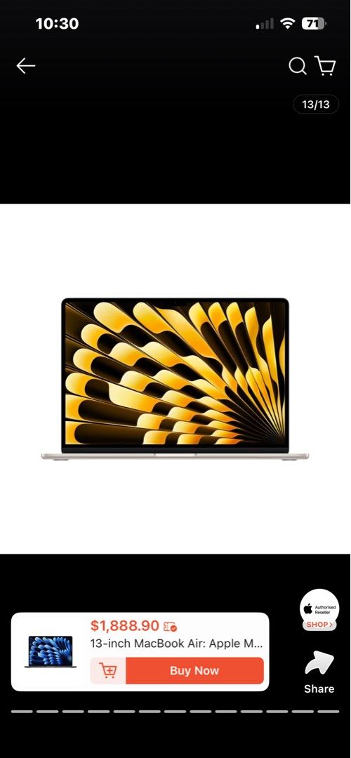 13-inch MacBook Air Apple M3476942531476203520