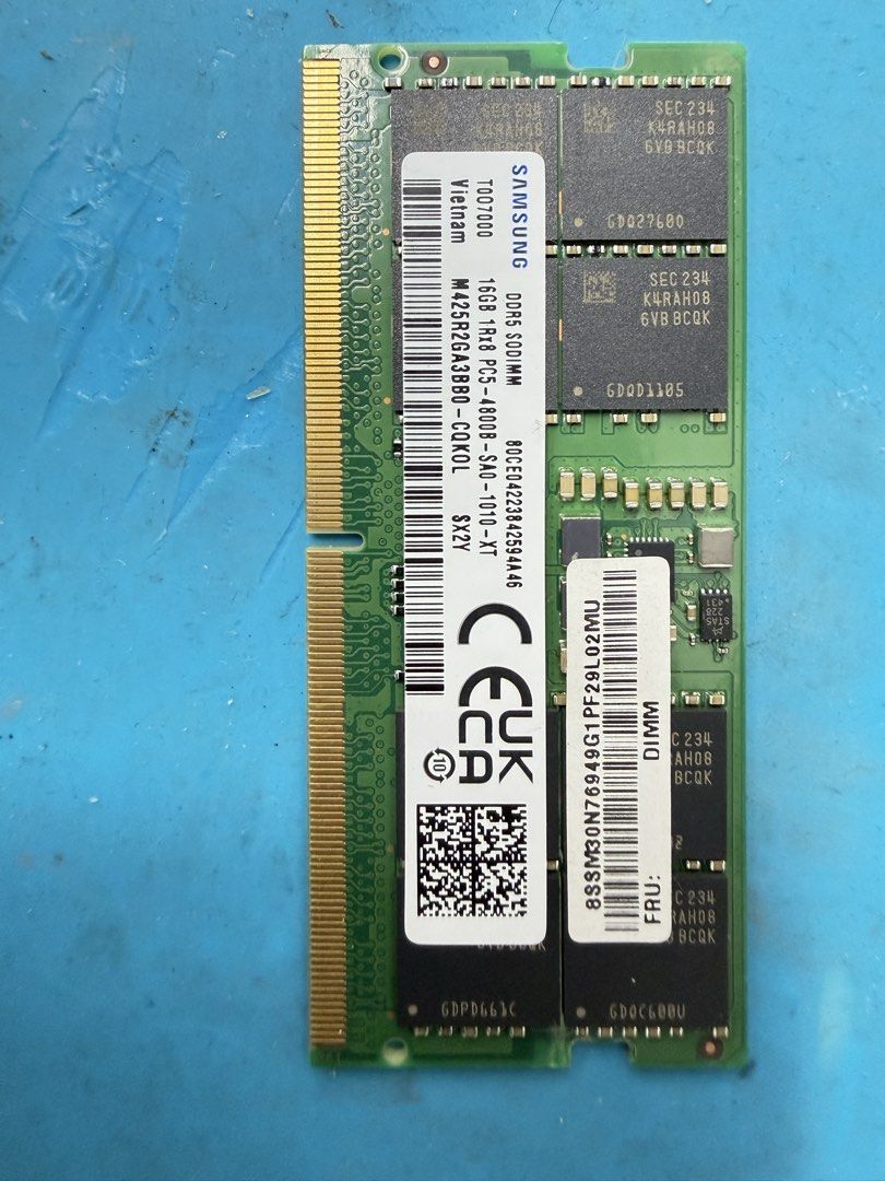 16 GB 4800 DDR5 ram