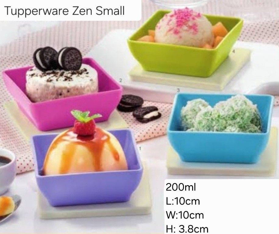 (18sets)Tupperware Small Bowls with lid (200ml)