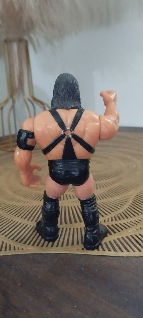 1990 Hasbro WWF Demolition Smash action figure (Category: Action & Battle Toys) located in Manila. Submitted by ventajetoyz625 (Listing ID 1442565443, Image 3). Description: - Cool vintage wrestling action figure, resembles Demolition Ax. - Good as new - Perfect for wrestling collectors or display. - "Gimmick" moderately working - With minimal chipped paint - What you see is what you get.