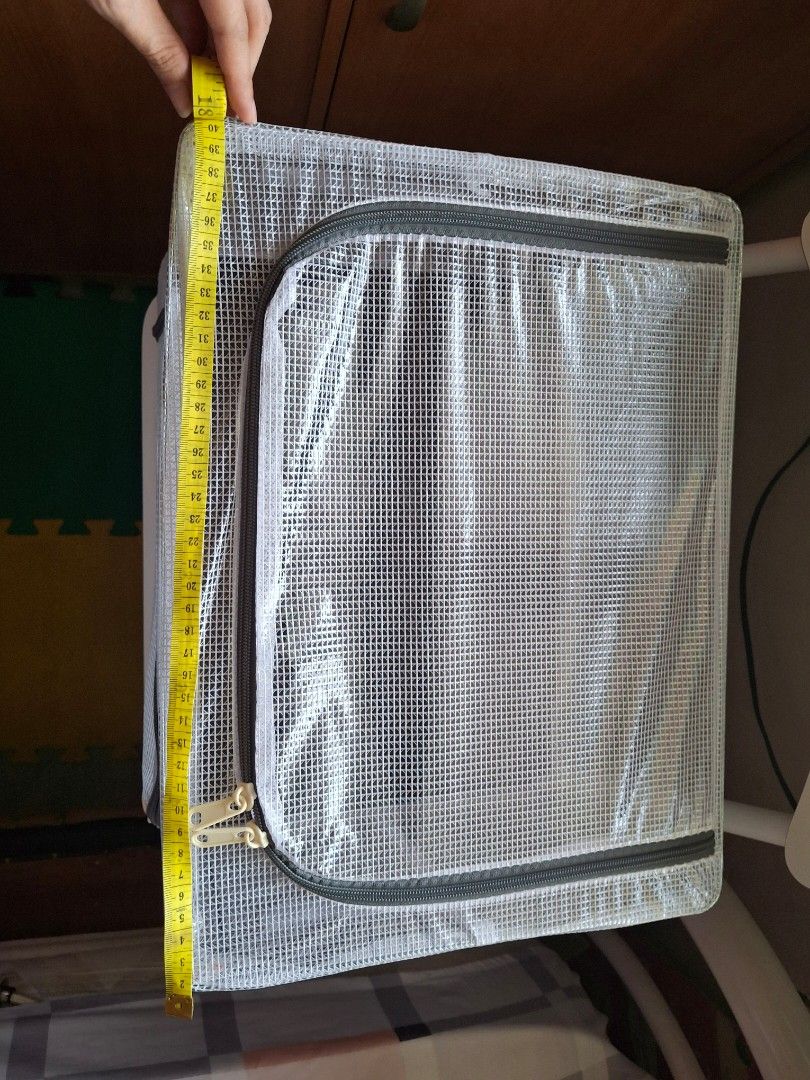 24L Waterproof Storage Box Organizer with Zipper (1pc) (Category: Storage Boxes & Baskets) located in Binan City. Submitted by anne_cuevo (Listing ID 1442590805, Image 2). Description: - 24L Waterproof Storage Box - Clear design - Zipper closure for secure storage - Ideal for organizing clothes, linens, toys, and other household items - Dimensions: 40cm (L) x 30cm (W) x 20cm (H) - Keeps your belongings tidy, dust-free, and protected - Easy to ope