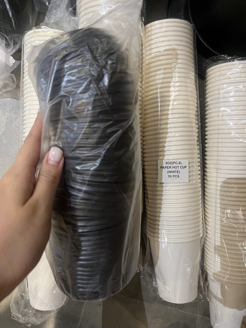 8oz Disposable Paper Cups + Lids476681628916787200