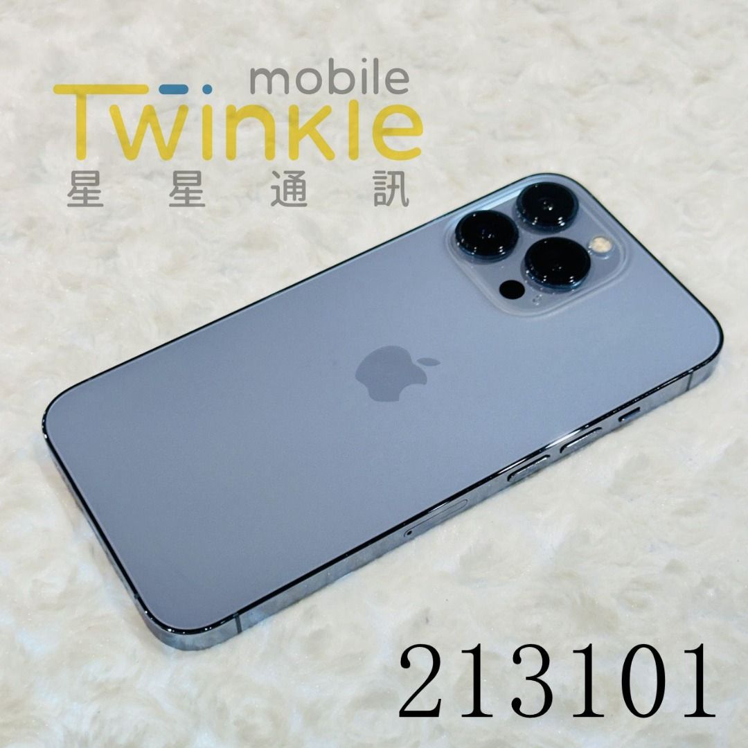 由 twinkletainan (刊登 ID 1442607597，圖片 1) 提交，位於 台南市 (Tainan) 的 ✨(星星通訊)二手 單手機 機況漂亮~Apple iPhone 13 Pro 128G 天峰藍 9成2新，實體門市最安心♥ (類別：iPhone 13 系列)，說明：✨ 請勿直接下標！門市手機流動快！下標前請先聊聊或與服務人員聯繫確認有無現貨✨ ✨ 門市有各種漂亮機型，歡迎親臨門市逛逛✨ ✨ 電話及住址請參閱關於我✨ ✨ 本賣場手機來源絕對正常，不賣贓機故障機✨ ✨ 本賣場手機皆親自收購，嚴格檢查，並非大量購入同行二手機來轉賣✨ ✨ 本賣場店保不包含損耗品，比如電池及隨附配件✨ 『Model』 ：Apple iPhone 13 Pro 『Storage Capacity』 ：128GB 『Color』 ：Tianfeng Blue 『Accessories』 ： 『Warranty Condition』 ：Over Warranty 『Product Appearan