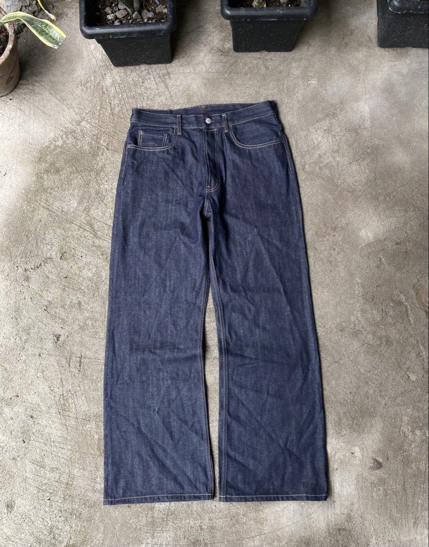 Acne Studios 2021M Raw Bootcut Denim Jeans (Category: Jeans) located in Bago City. Submitted by johnpaul_gidlayan (Listing ID 1442664639, Image 1). Description: Acne Studio 2021M Raw Bootcut Denim Jeans Item Details Size: 34 Lenght: 45 Leg Opening: 11.5 Rise: 12.5 Condition: Excellent condition to as new (needwash) Color Rate: 9.9/10 Flaws: None (Item color vary due to lighting) — Price: 2550+sf.