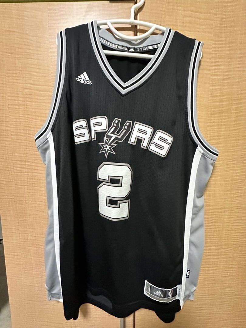 Adidas San Antonio Spurs Kawhi Leonard Jersey XL (Category: Activewear) located in Singapore. Submitted by raybrigsteven (Listing ID 1442623108, Image 1). Description: Brand New Unworn - Authentic Adidas NBA Jersey - Features Kawhi Leonard #2 - San Antonio Spurs - Color: Black with Grey/White accents - Size: XL - Made in Vietnam - Perfect for any Spurs fan!.