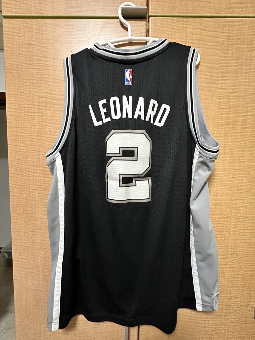 Adidas San Antonio Spurs Kawhi Leonard Jersey XL (Category: Activewear) located in Singapore. Submitted by raybrigsteven (Listing ID 1442623108, Image 3). Description: Brand New Unworn - Authentic Adidas NBA Jersey - Features Kawhi Leonard #2 - San Antonio Spurs - Color: Black with Grey/White accents - Size: XL - Made in Vietnam - Perfect for any Spurs fan!.