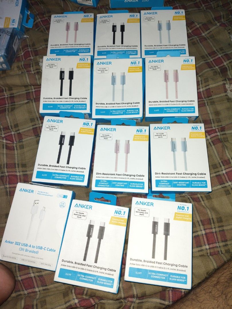 anker cable (Category: Chargers & Cables) located in Manila. Submitted by prince__24 (Listing ID 1442691467, Image 1). Description: Brand new sealed .