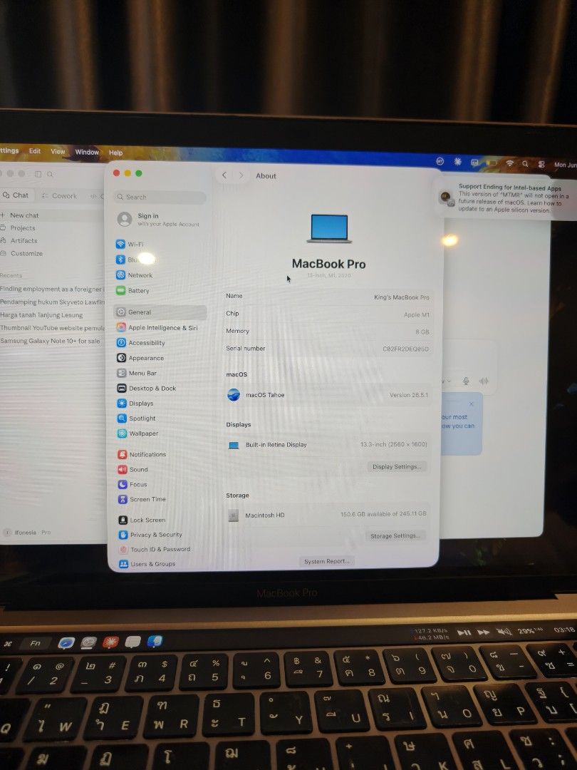 Apple MacBook Pro 13-inch M1 256GB476943438892902402