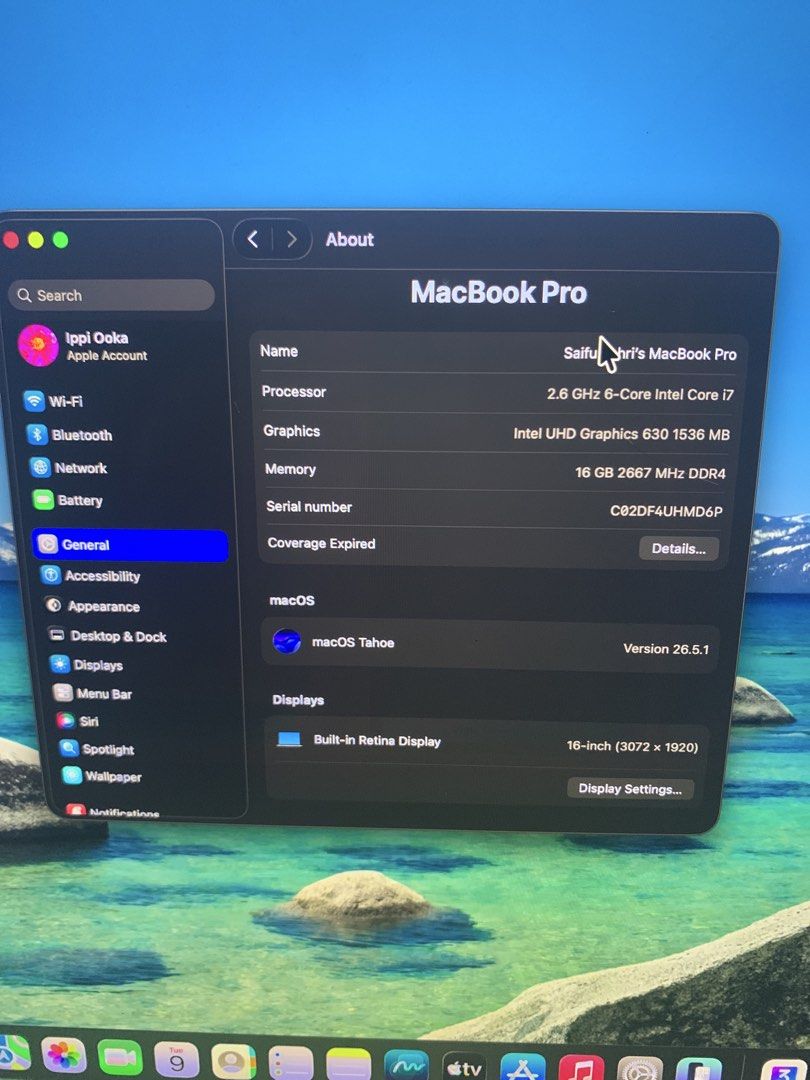 Apple MacBook Pro 16-inch Intel Core i7477075499710556163