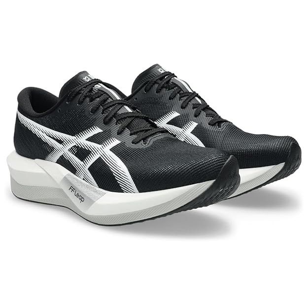 ASICS MAGIC SPEED 5 Wide Running Shoes Black/White 25.5 (Category: Sneakers) located in Singapore. Submitted by blackpearl24 (Listing ID 1442560704, Image 3). Description: - ASICS MAGIC SPEED 5 Wide Running Shoes - Size: 25.5cm US7.5 - Color: Black and White - Condition: Brand New (with original box and tags) Perfect for your next run! - Reason for Sale: Too snug for me. Need to size up another 0.5. This pair was shipped in from Japan. My loss yo