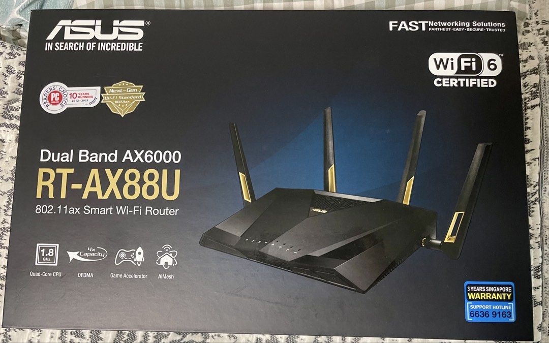 ASUS RT-AX88U Dual Band AX6000 WiFi 6 Router