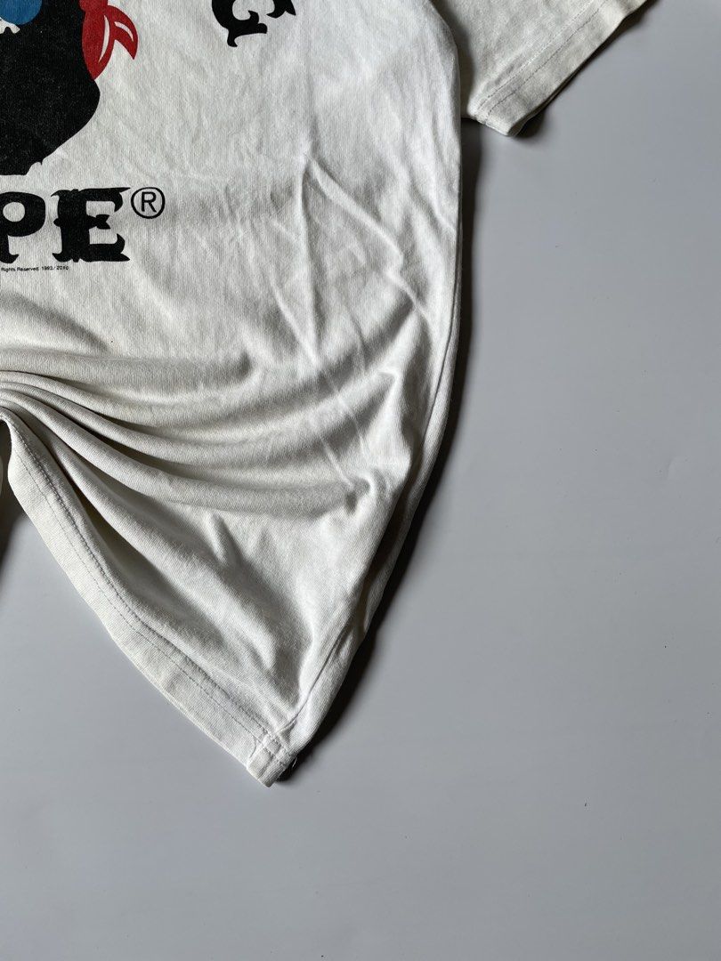 Authentic A Bathing Ape (BAPE) Pirate Store T-shirt (Category: Tshirts & Polo Shirts ) located in Baguio. Submitted by chronicles_cache (Listing ID 1442572332, Image 2). Description: Condition: Great Width: 17 Length: 24 Shoulder: 16 Sleeve: 8.