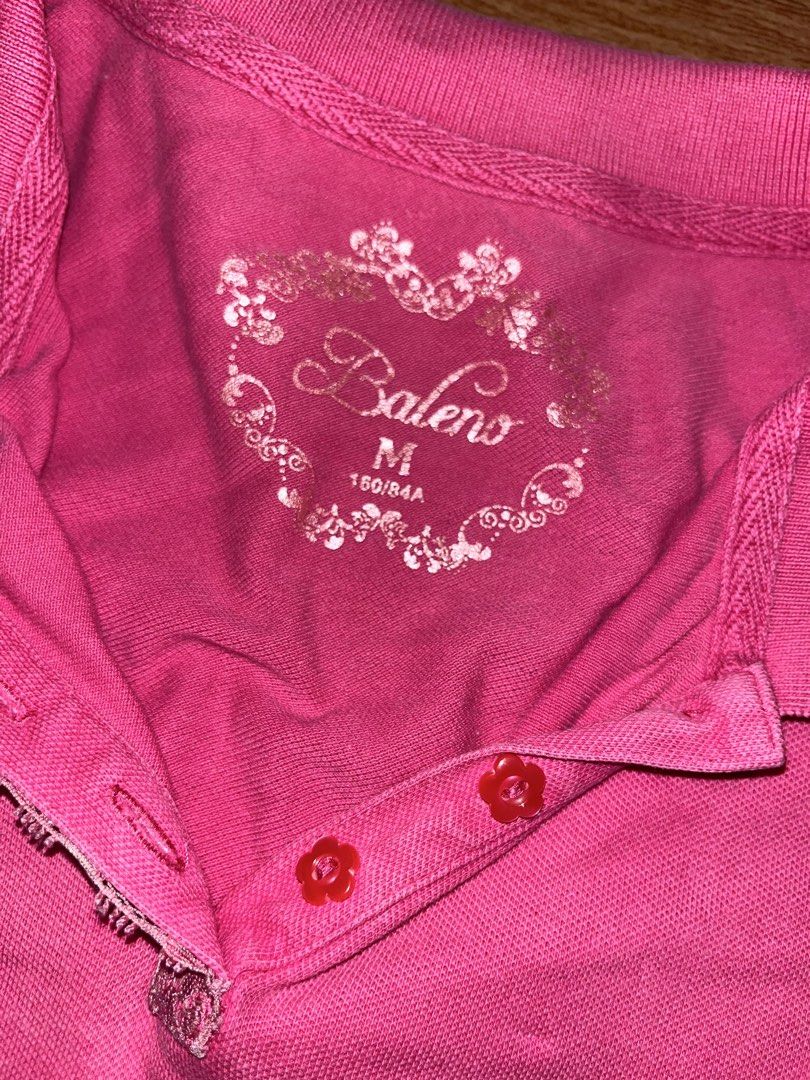 Baleno Pink Polo Shirt (Category: Shirts) located in Manila. Submitted by lynimnida (Listing ID 1442711102, Image 2). Description: Baleno Pink Polo Shirt Size: s - m Condition: 10/10 MOP: Gcash MOD: Jnt & Lalamove.