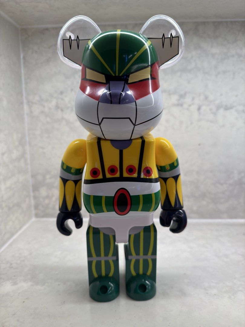 BE@RBRICK Kotetsu Jeeg 400% (Category: Designer & Blind Box Toys) located in Quezon City. Submitted by declutterqueenhigh5 (Listing ID 1442618550, Image 1). Description: Medicom Toy x Dynamic Pro release, around 2014-2015 Jeeg Robot d’acciaio / Kotetsu Jeeg mecha design Displayed only (NO BOX) Like new.