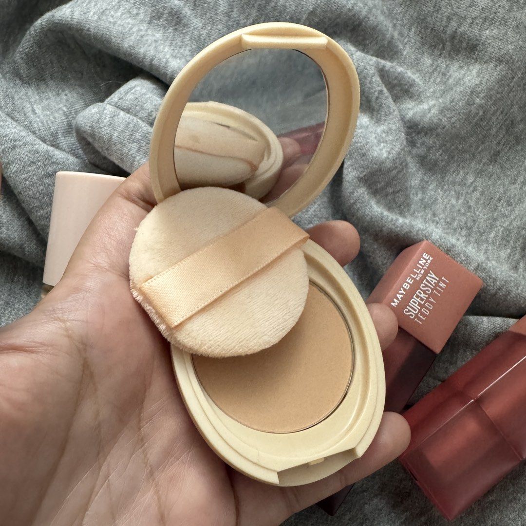BLK Cosmetics & Maybelline Makeup Bundle or per pc (Category: Makeup) located in Cainta. Submitted by kei_21 (Listing ID 1442632740, Image 2). Description: Decluttering! All barely used - BLK Cosmetics Radiant Glow Filter - BLK Cosmetics Soft Blur Powder Blush in Bonbon - Maybelline Superstay Teddy Tint Liquid Lipstick in 85 Soft Era - Maybelline Superstay Teddy Tint Liquid Lipstick in 10 Current Mood - Happy Skin Off Duty Powder Foundation in Nu