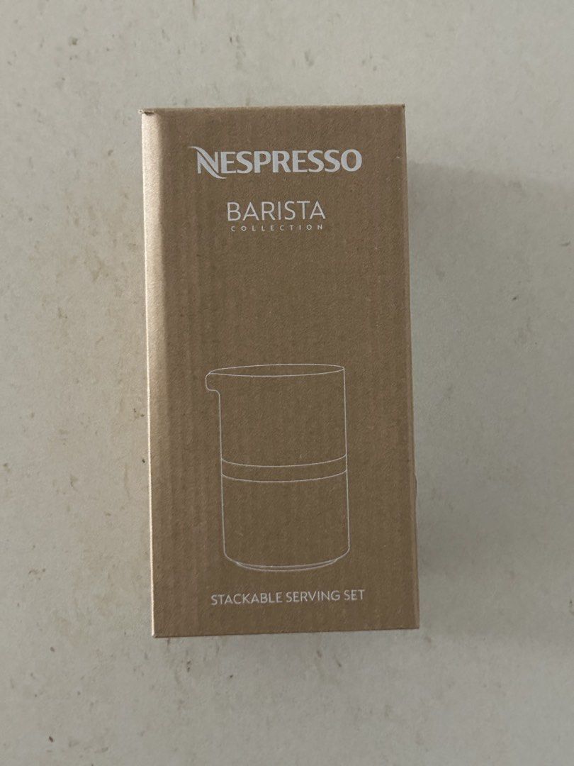 BNIB Nespresso Barista Collection Stackable Serving Set476315085587107841