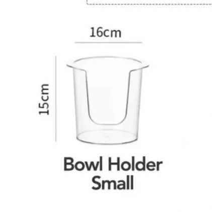 small and big Bowl Organizer Storage Rack Stand (Category: Dinnerware & Cutlery) located in Paranaque City. Submitted by decluttering-all (Listing ID 1442574111, Image 3). Description: Bowl Organizer Storage Rack Stand PET material, heat resistant, durable with double ear handles space saving, semi enclosure design easy to carry, aesthetic, wide opening for easy access Easy to store and keep organized. Small P99 only, 1 pc Large P199 only, 1 pc s