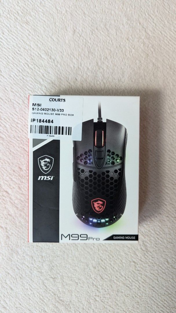 (Brand New & Sealed) MSI M99Pro Gaming Mouse RGB