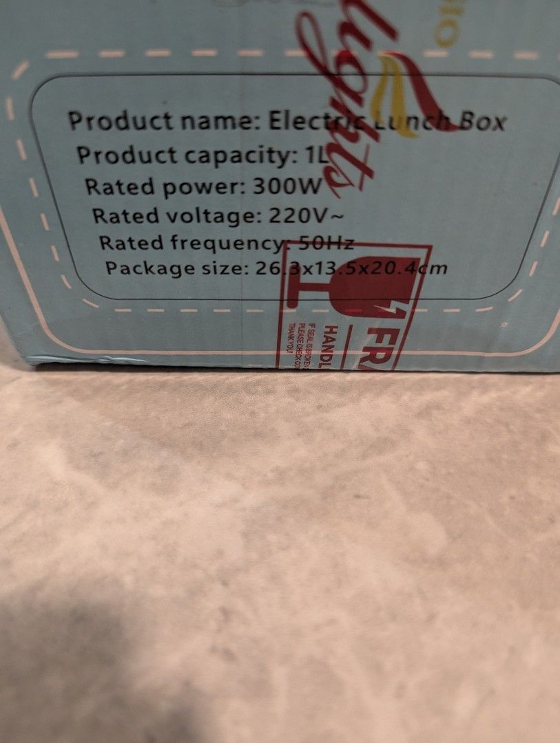 Brand New Electric Lunch Box476796220784005121
