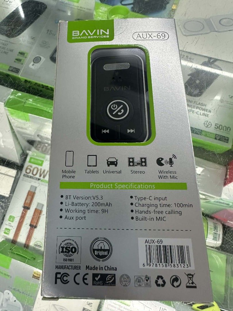 Car Bluetooth receiver Aux 69 (Category: Portable Music Players) located in Manila. Submitted by erick80762 (Listing ID 1442588056, Image 2). Description: .